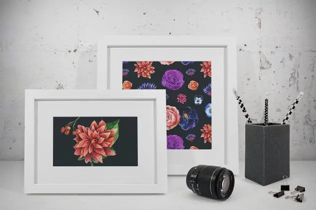 油画艺术品装裱画框样机模板 Framework Scene Creator插图(12)