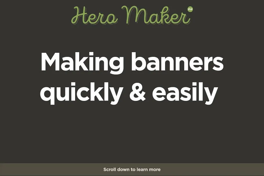 巨无霸场景设计素材包 Hero Maker Mockup Scene Creator插图(1)