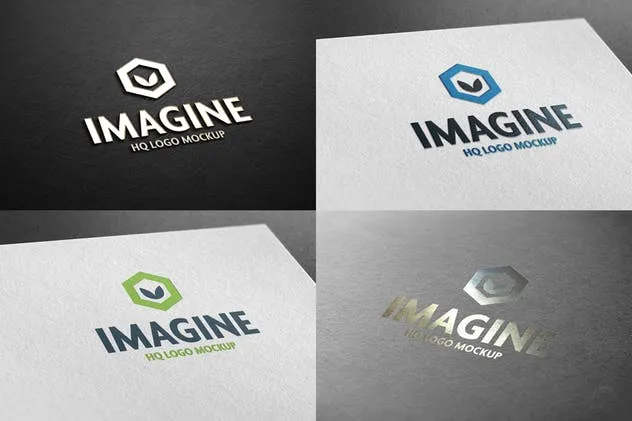 品牌Logo设计展示实景样机套装Vol.2 Logo Mockup Set V2插图(2)