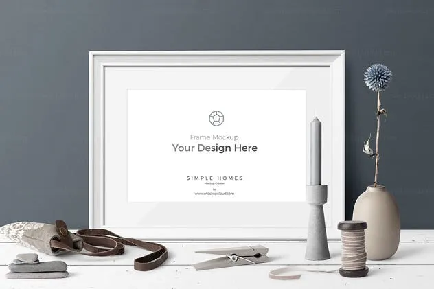 经典样机模板v5-简约画框相框样机 Simple Homes Mockup Vol. 5插图(2)