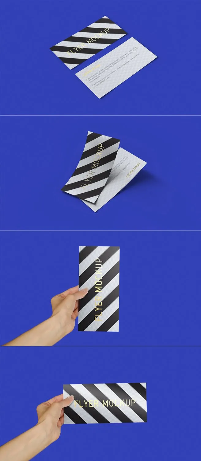 时尚高端名片海报设计VI样机展示模型mockups插图(1)