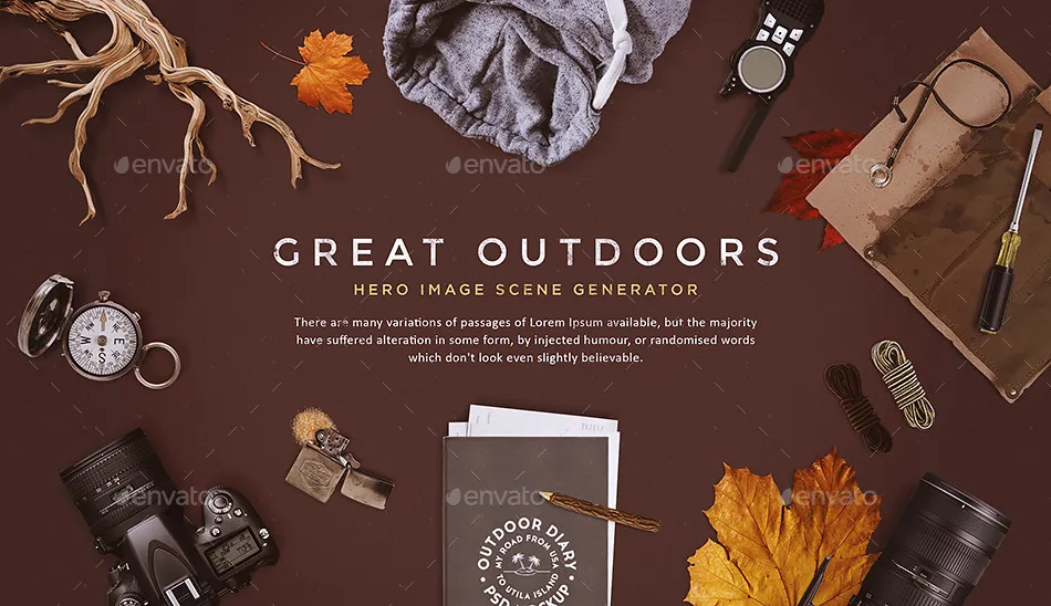 高品质的户外探险场景生成器下载 1.25 GB[psd]插图(7)