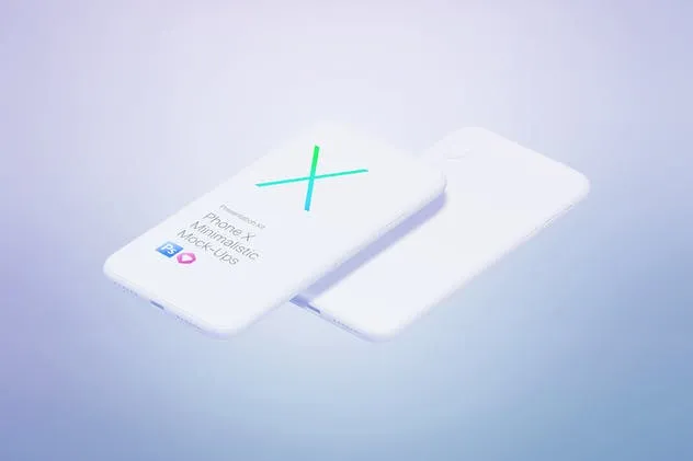 极简主义iPhone X样机模板 Phone X Minimalistic Mock-Ups插图(9)