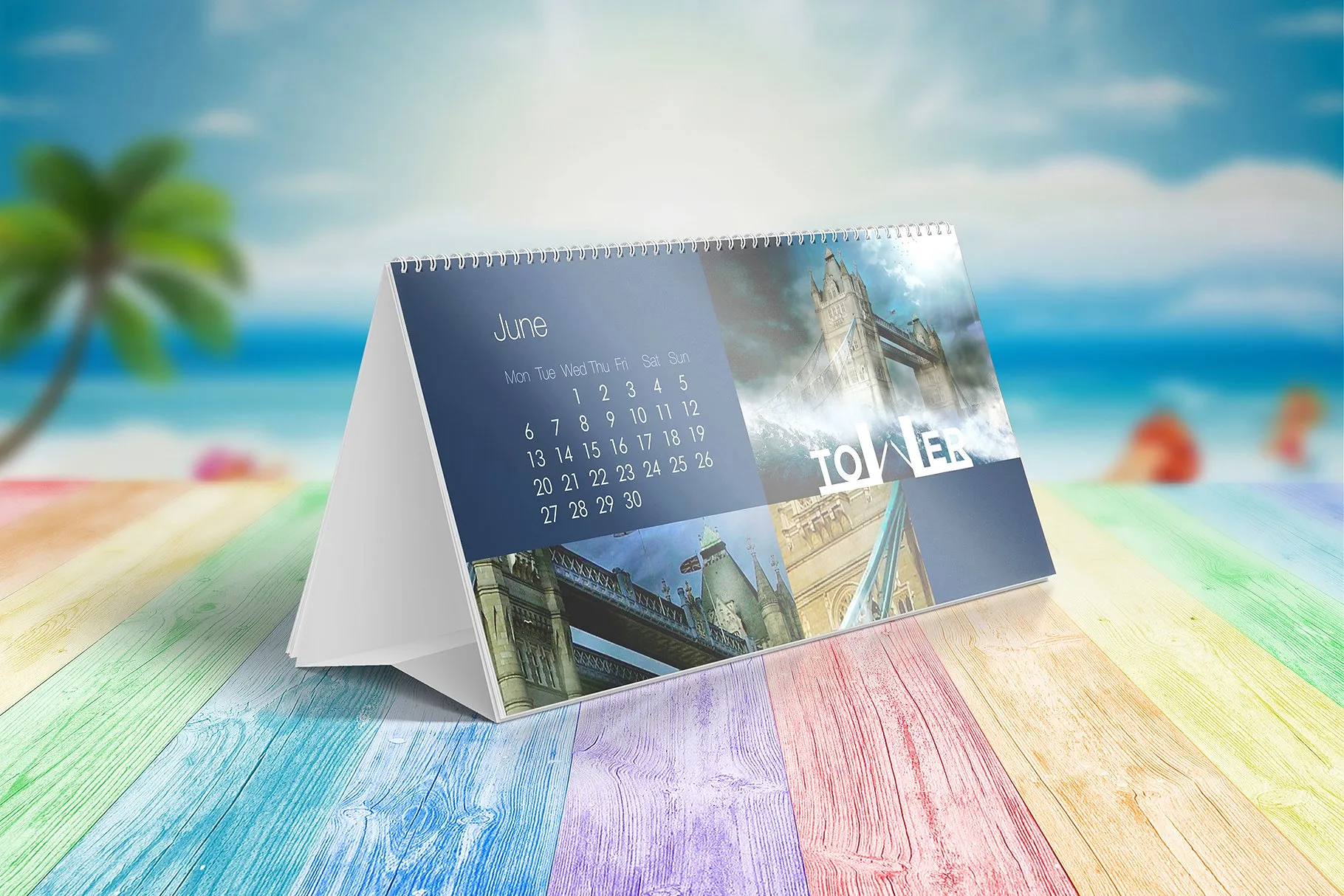 台历日历样机模板 Table Calendar Mockups v.2插图(2)