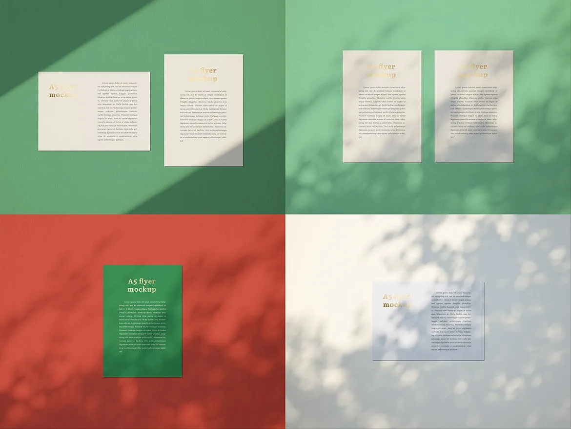 品牌VI设计系统办公用品印刷品套件样机 Stationary Mockup — Set 1插图(5)