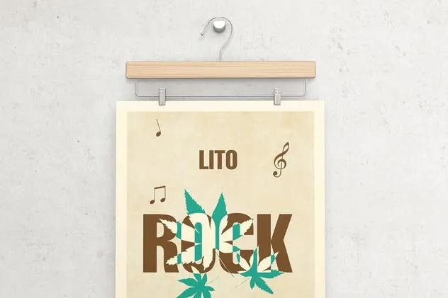 墙挂海报广告展示样机 Poster Hanger Mockups插图(3)