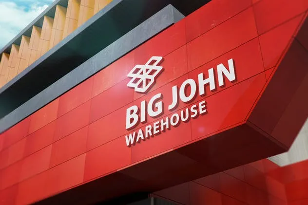 3D标志招牌立面墙样机模型 3D Logo Signage Facade Wall Mock-Ups插图(3)