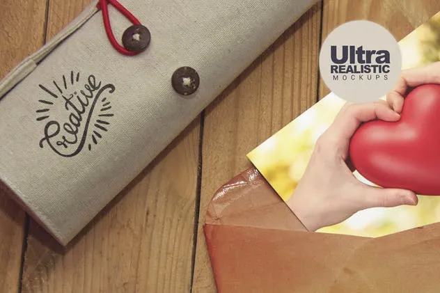 个性化信封邀请函设计样机模板 Personalized Invitation插图(3)