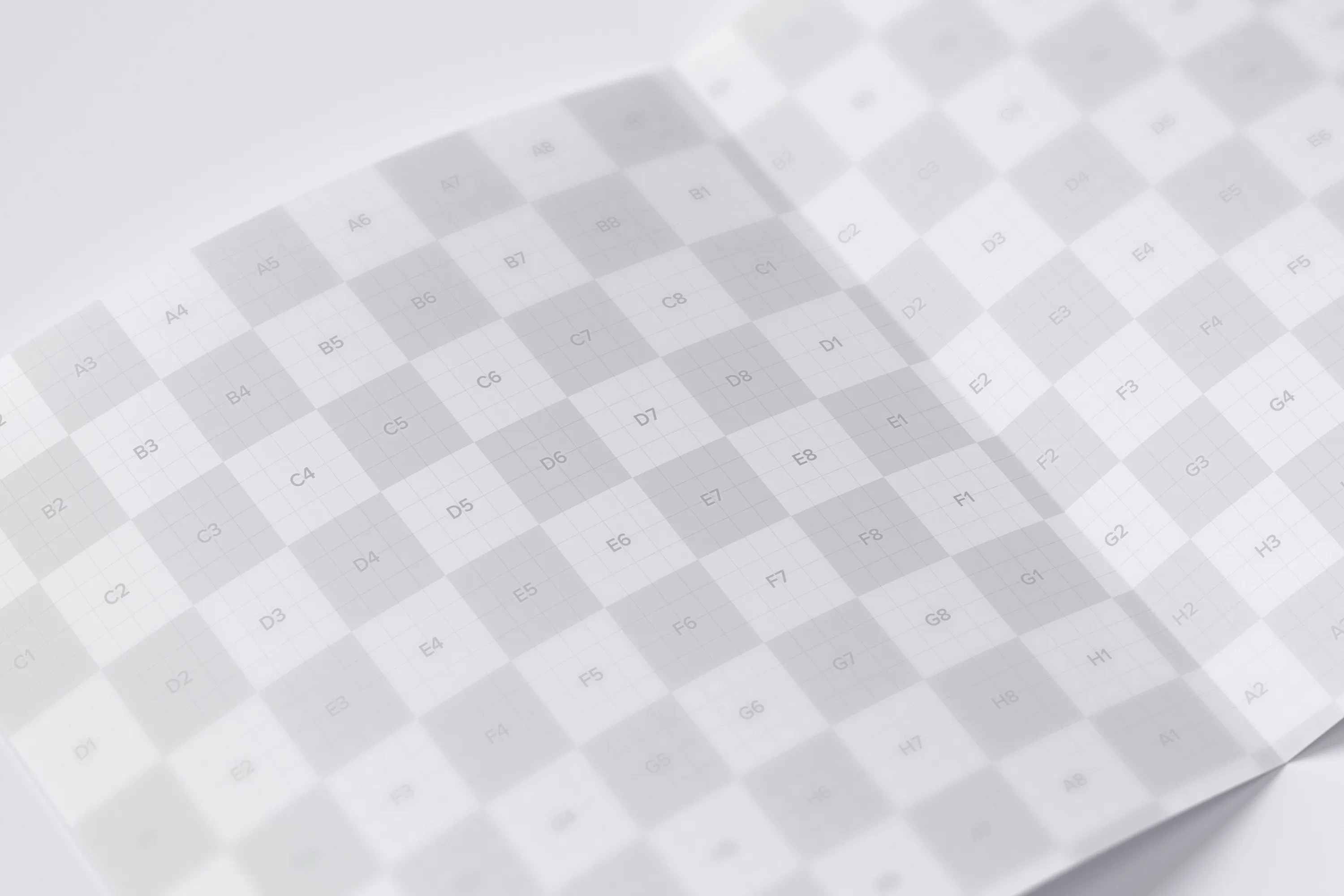 方形对折页传单设计印刷效果图样机05 Square Bi Fold Brochure Mockup 05插图(2)