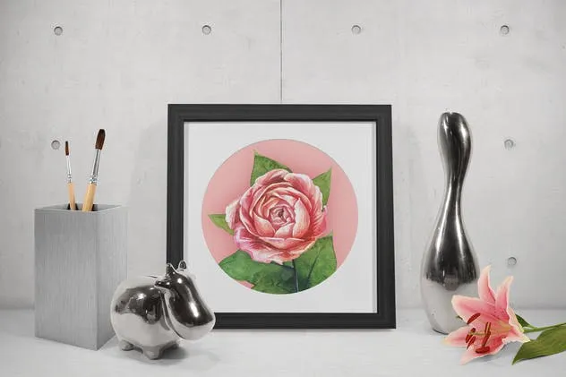 油画艺术品装裱画框样机模板 Framework Scene Creator插图(7)