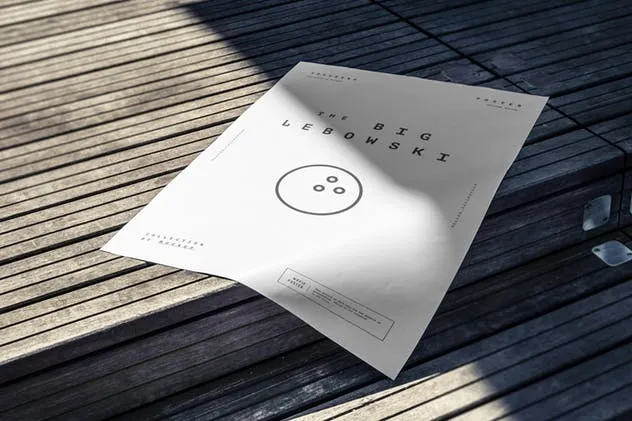 红砖墙海报张贴效果展示样机模板 Urban Poster Mock-up插图(1)