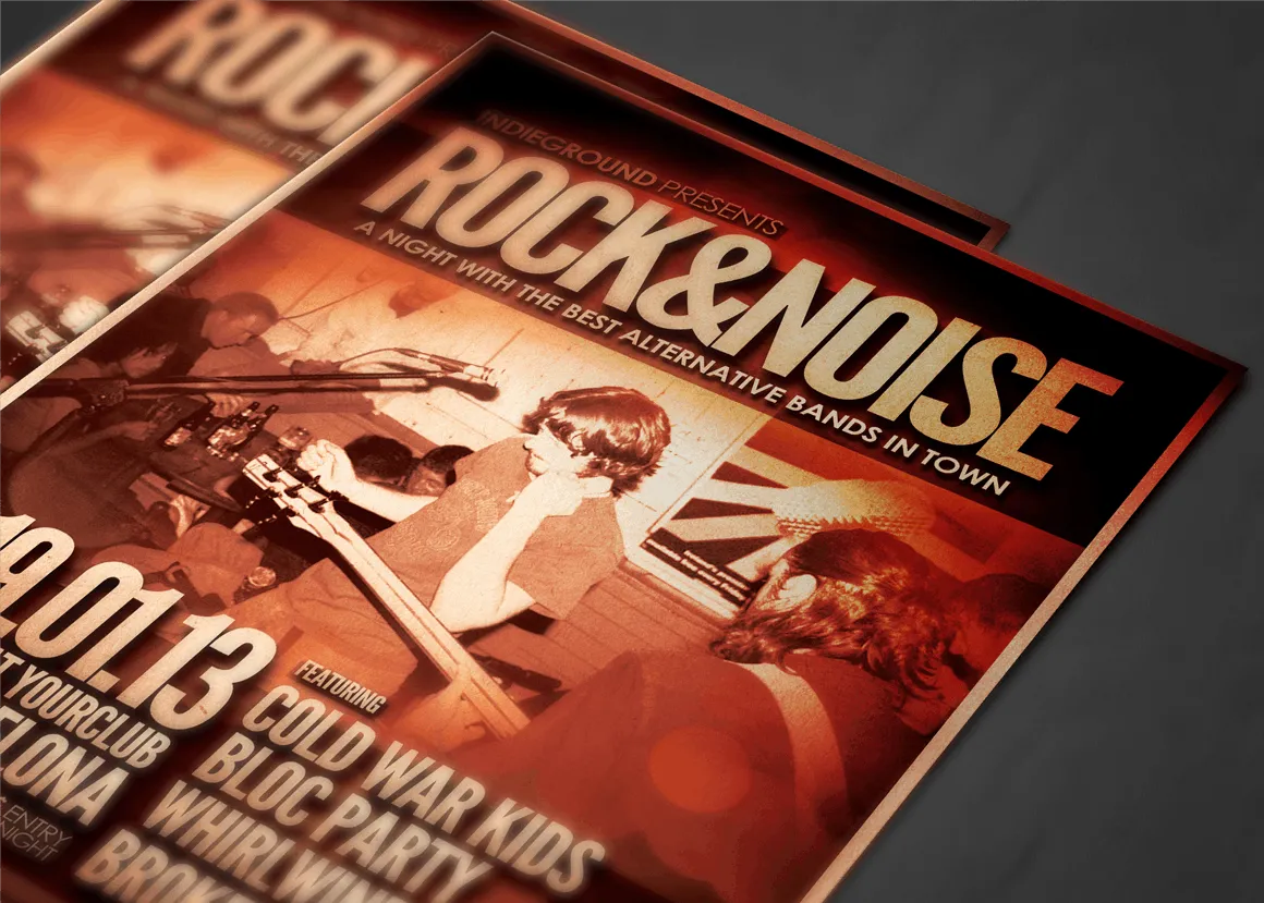 传单设计印刷效果图样机素材库精选模板 Flyer Mock Ups插图(3)