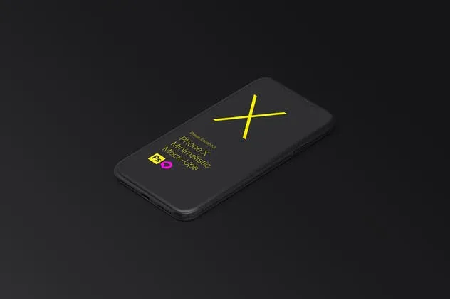 极简主义iPhone X样机模板 Phone X Minimalistic Mock-Ups插图(8)