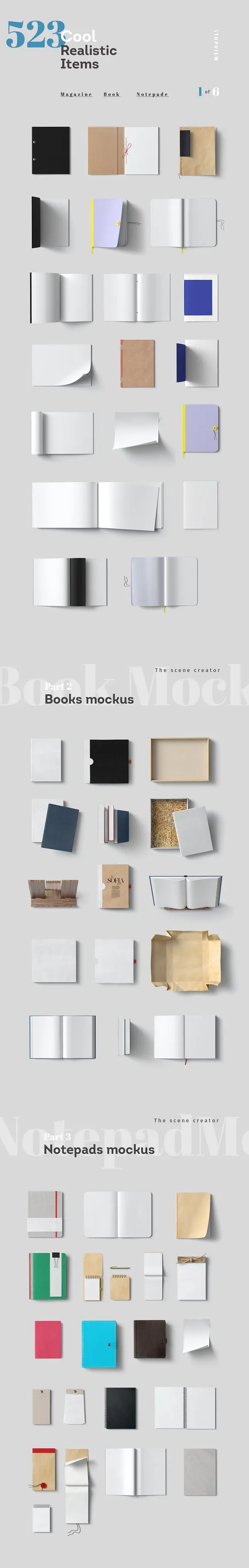 素材库下午茶：超级办公室物品品牌设计Mockups下载[PSD,解压后26GB+]插图(11)