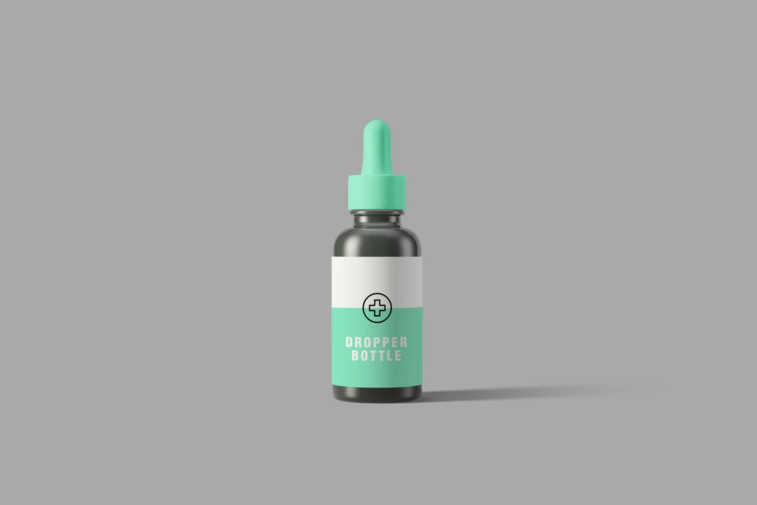 药物滴管瓶设计图样机模板 Dropper Bottle Mockups插图(1)