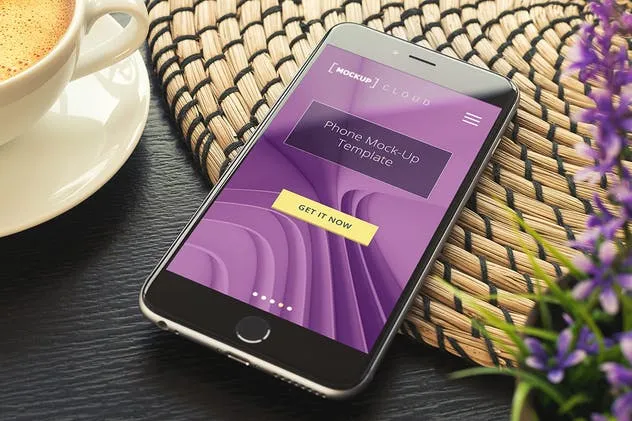 真实场景iPhone智能手机样机展示模板 Smartphone Mockup / Real Environment插图(3)