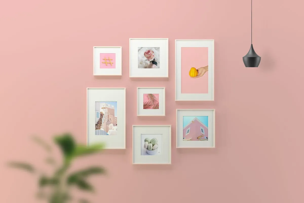 摄影艺术作品/海报画框样机模板 Picture Frame Mockup插图
