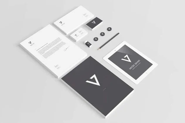 逼真品牌VI设计演示企业办公用品样机2 Branding / Identity Mock-up 2插图(9)