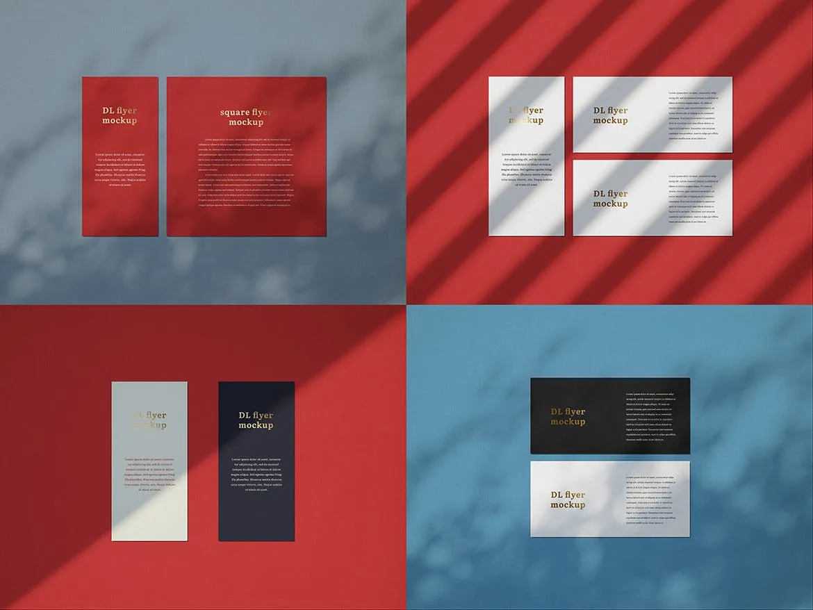 品牌VI设计系统办公用品印刷品套件样机 Stationary Mockup — Set 1插图(3)