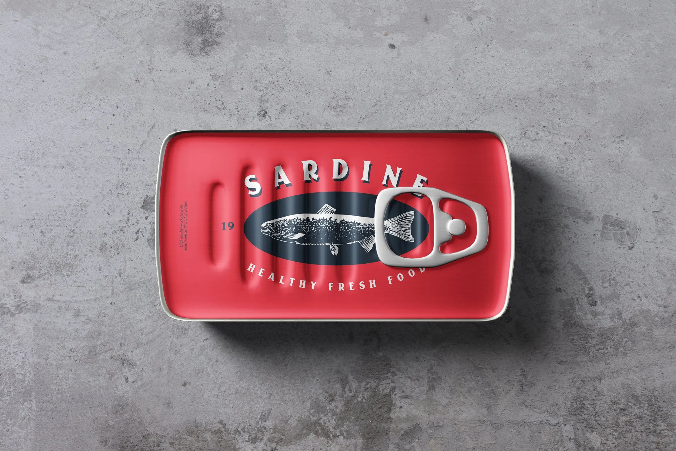 方形食品罐头包装外观设计素材库精选 Food Tin Can Mockups插图