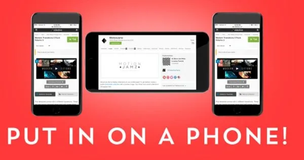 Webamp;APP交互设计视频演示动画样机像素设计精选AE模板 Elegant Web / App Phone Presentation