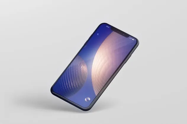 高品质的iPhone XS Max智能手机样机模板 Phone XS Max Mockup插图(1)