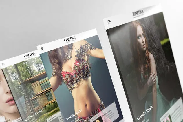 3D平板电脑屏幕网站设计演示样机 3D Tablet Screen Mockups插图(10)