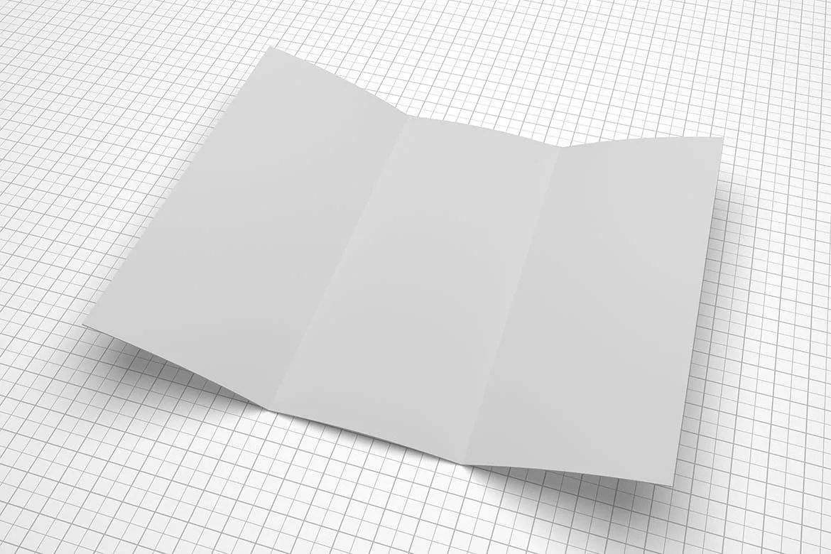 三折页宣传册设计多角度预览样机模板 Trifold Brochure Mockup插图(8)