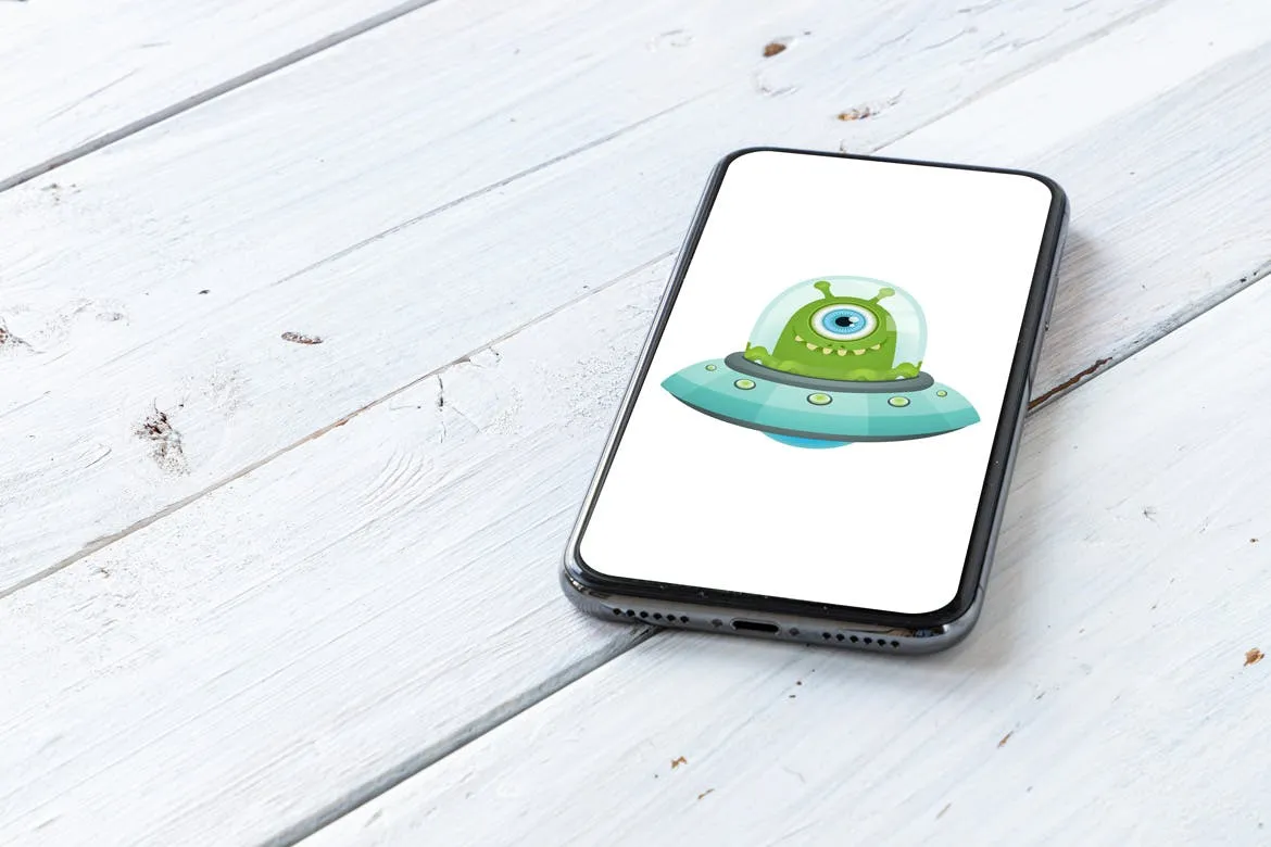 旧木桌上的Macbook&iPhone样机模板v1 Spojeeto Device Mock-ups vol.1插图(15)