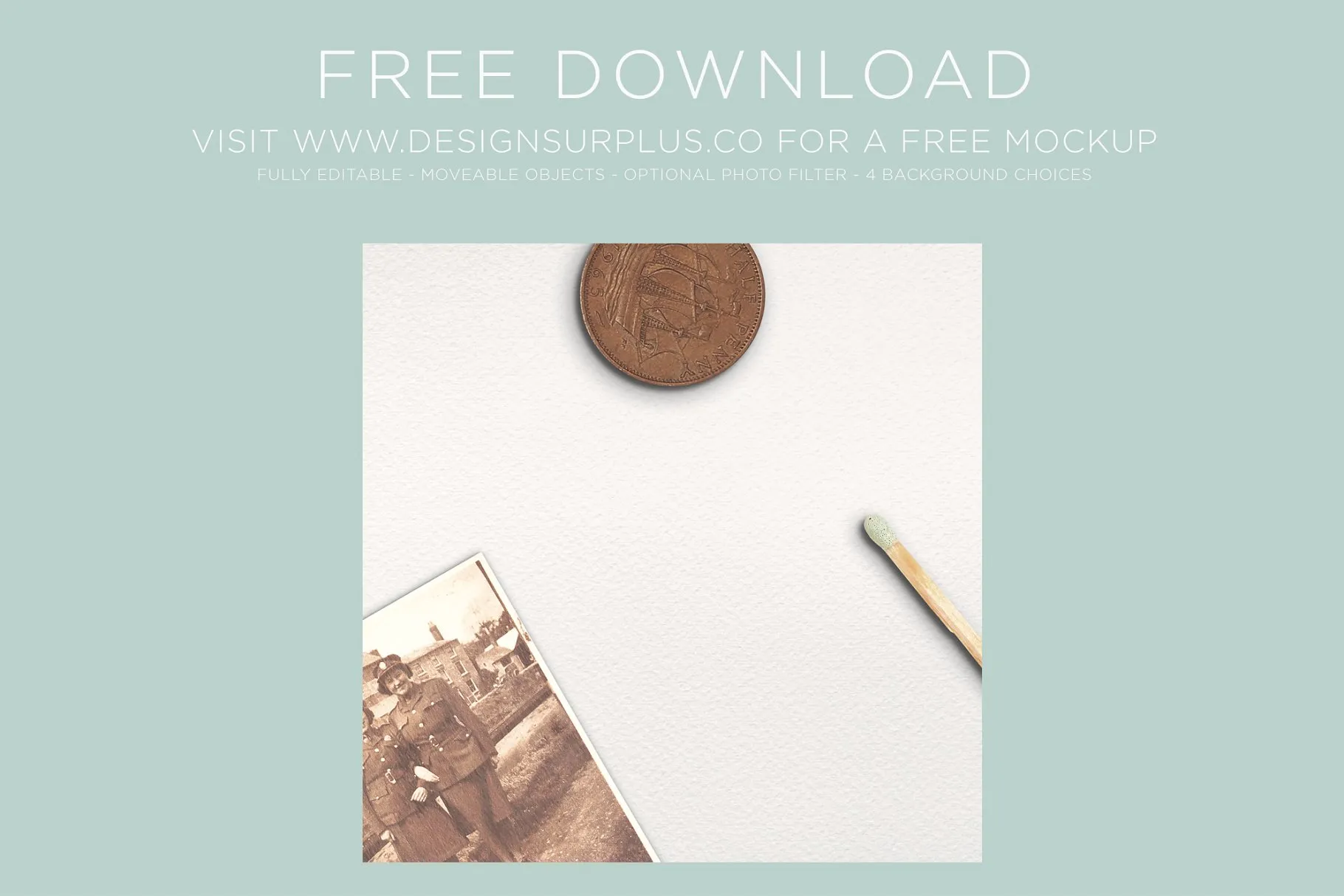 文艺手作类小插画书写展示样机 Mini Mockups插图(4)