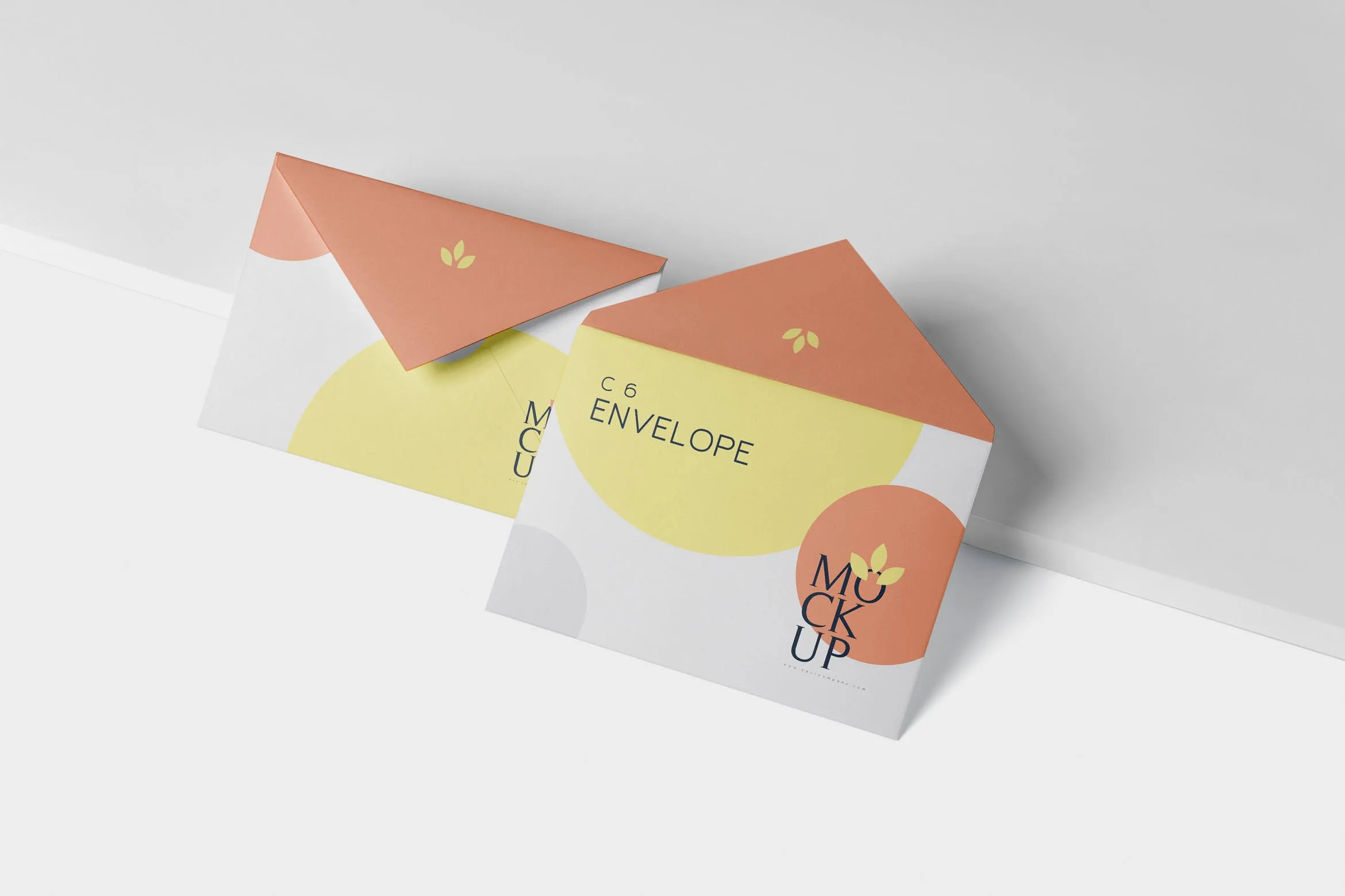 C6规格企业信封设计效果图像素设计精选 Envelope C6 Mock-Up Set
