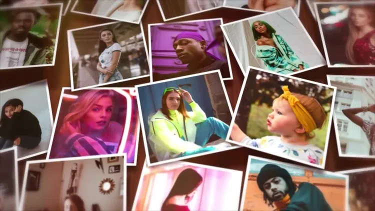 夏季照片墙ae模板