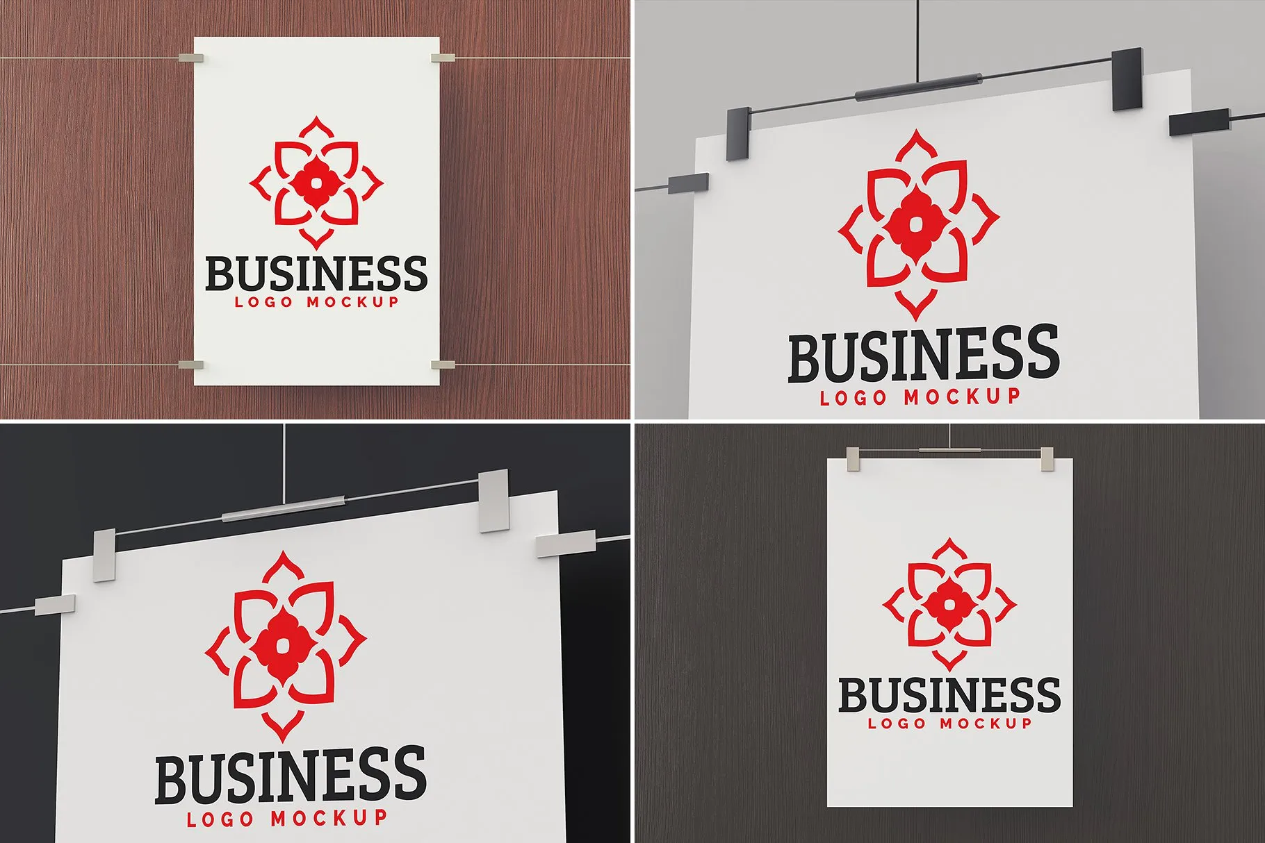 素材库下午茶：100个LOGO展示模型下载 100 Logo Mockups Bundle Vol.5–2.92 GB[psd,png,jpg]插图(9)