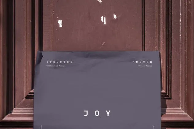 实景张贴效果海报传单样机模板3 Urban Poster Mock-up 3插图(5)