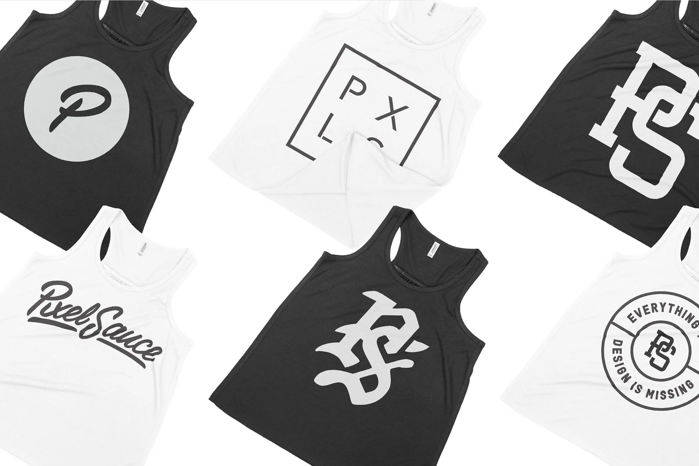 男士无袖背心服装样机 Bella Canvas 8800Y Youth Racerback插图(1)