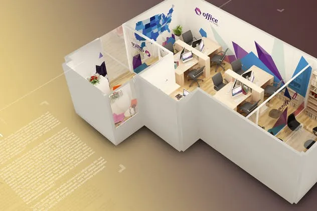 小型办公会议室会客室场景品牌Logo样机 Mockup Branding For Small Offices插图(10)