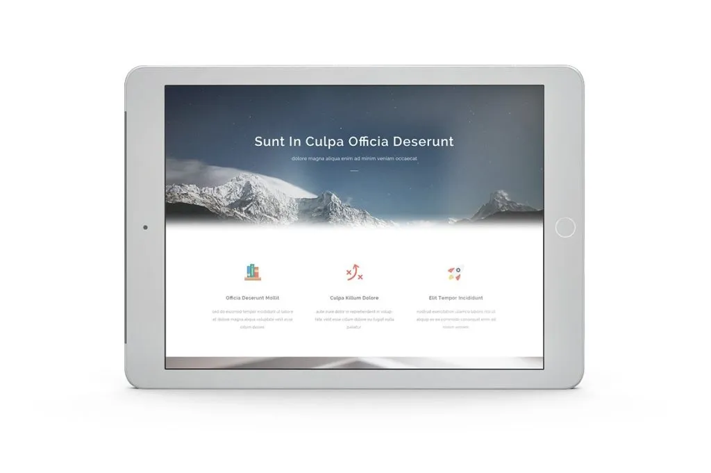 16个不同视角iPad Mockups打包下载[psd]插图(13)