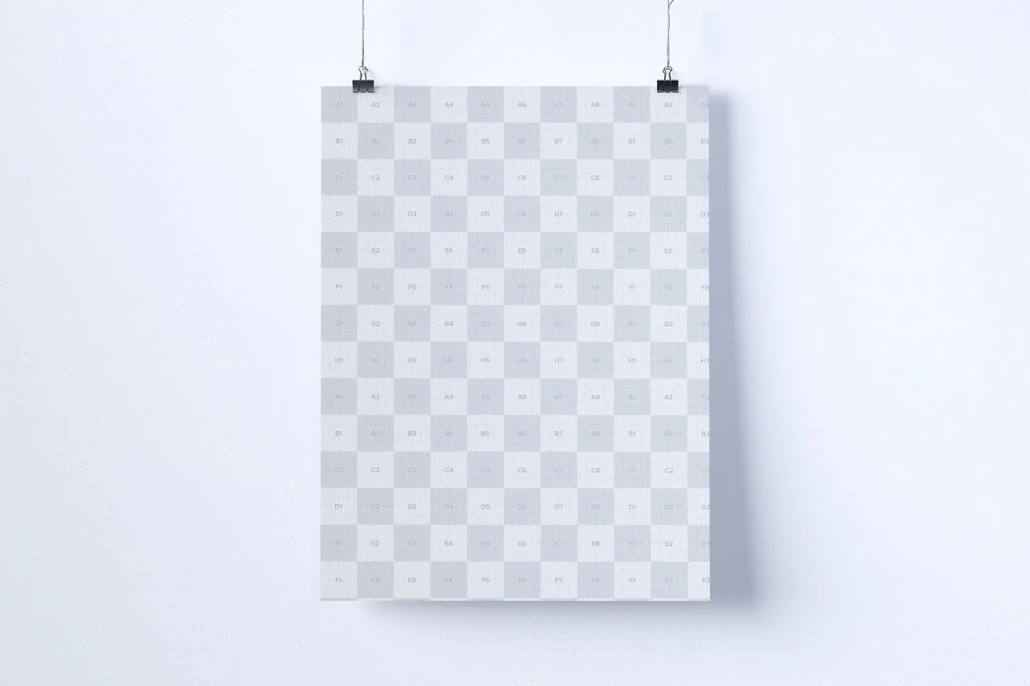 3:4比例艺术作品展示画框样机素材库精选模板 3:4 Portrait hanging poster mockup插图