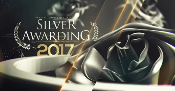 年会表彰大会颁奖典礼视频像素设计精选AE模板 Silver Awarding Pack