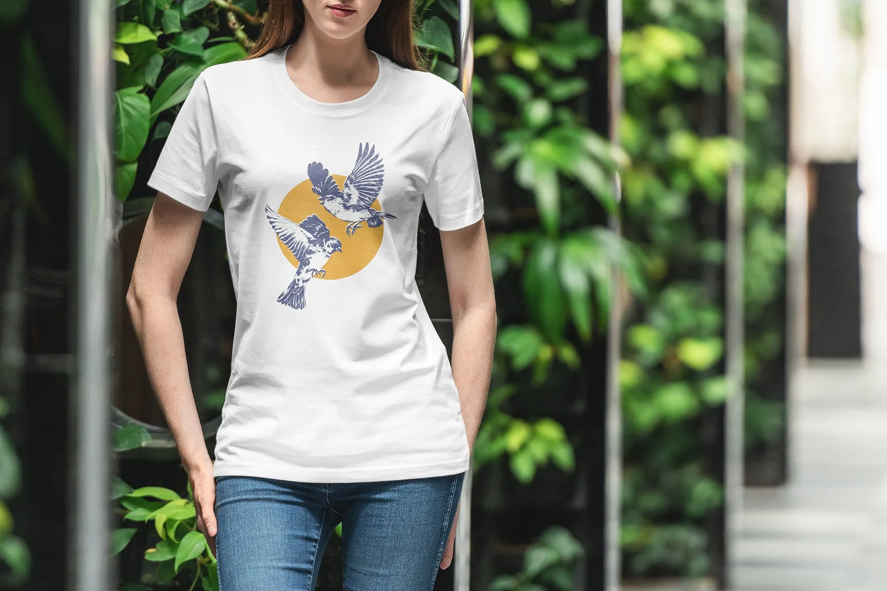 城市系列-印花T恤产品展示样机素材库精选模板v8 T-Shirt Mockup Urban Edition Vol. 8插图(6)