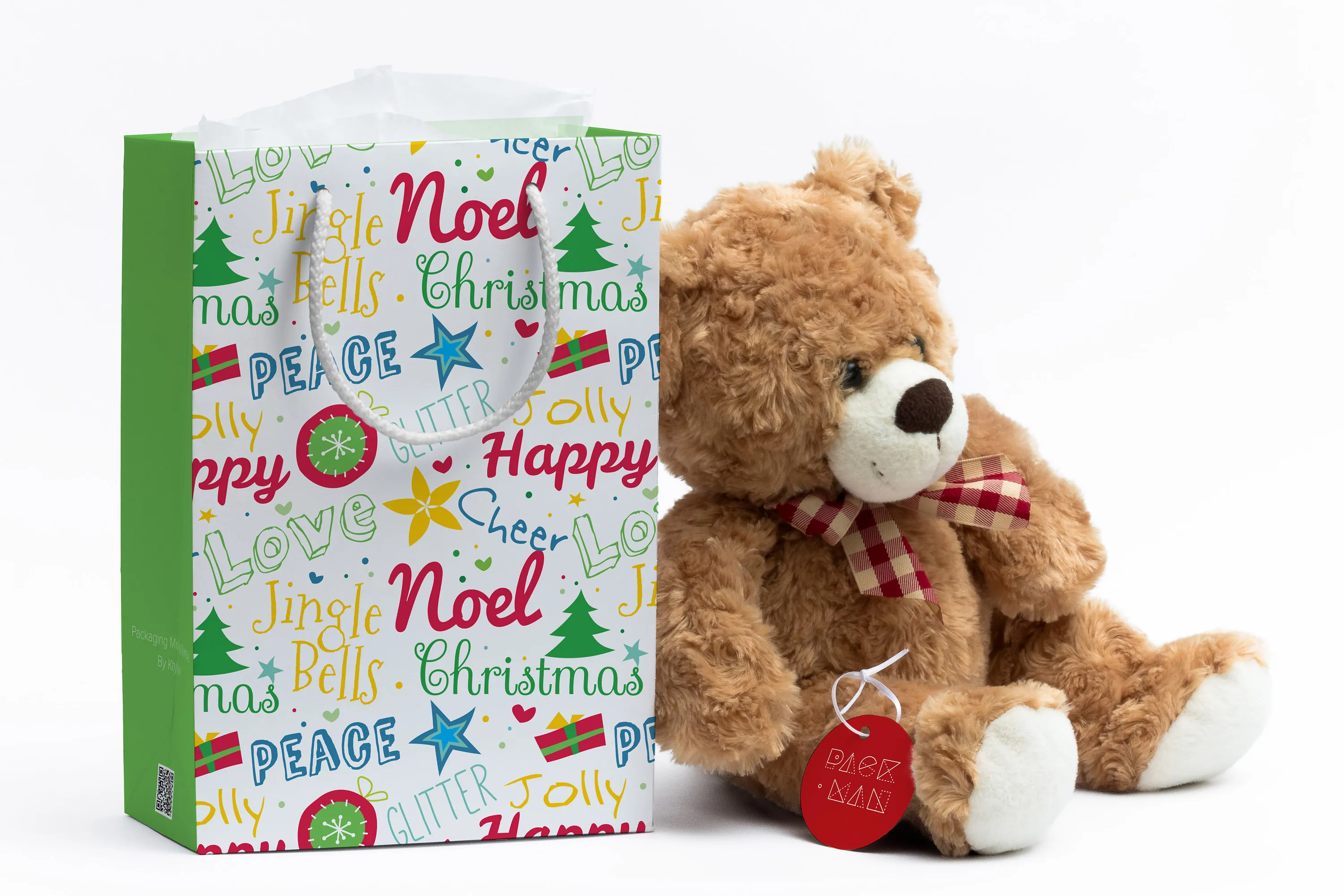 品牌商店购物袋外观设计样机模板01 Shopping Bag Mockup 01插图(1)