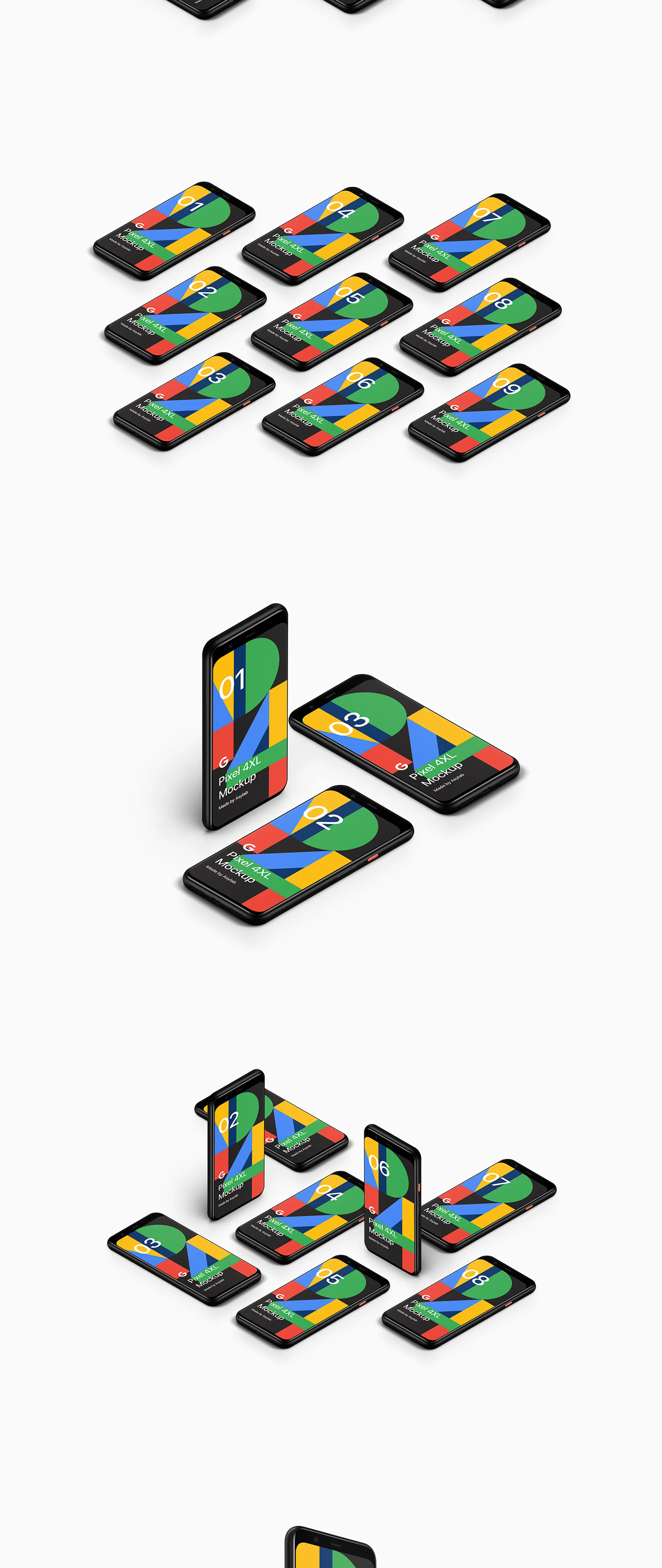 素材库下午茶：Google Pixel 4-20个设备演示素材库精选样机合集插图(5)