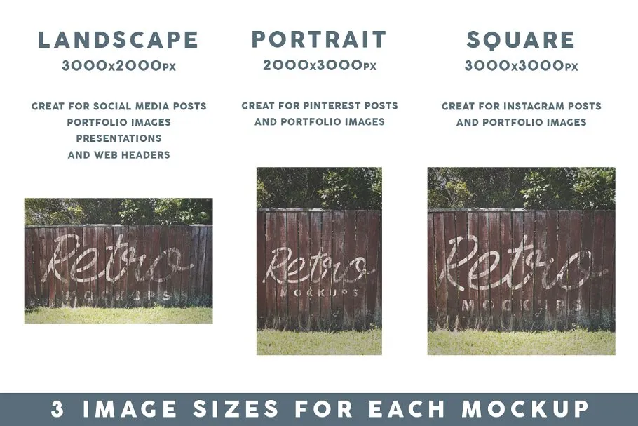 45款新西兰取景复古Logo&字体样机模板 45 Retro Mockups (+BONUS)插图(2)