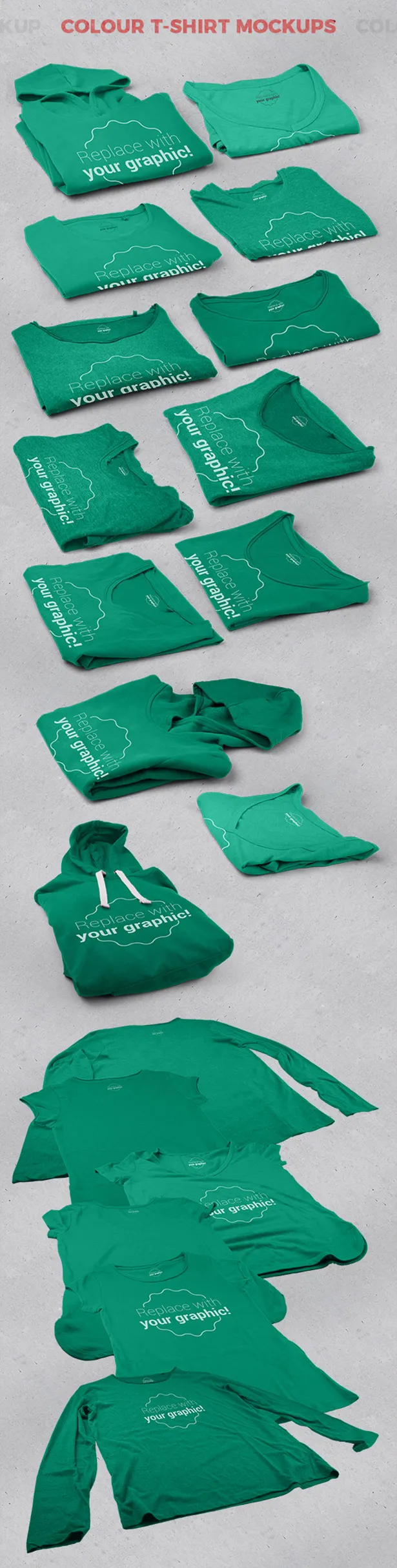 T恤及其包装展示样机mockup下载 1.14 GB [psd]插图(2)