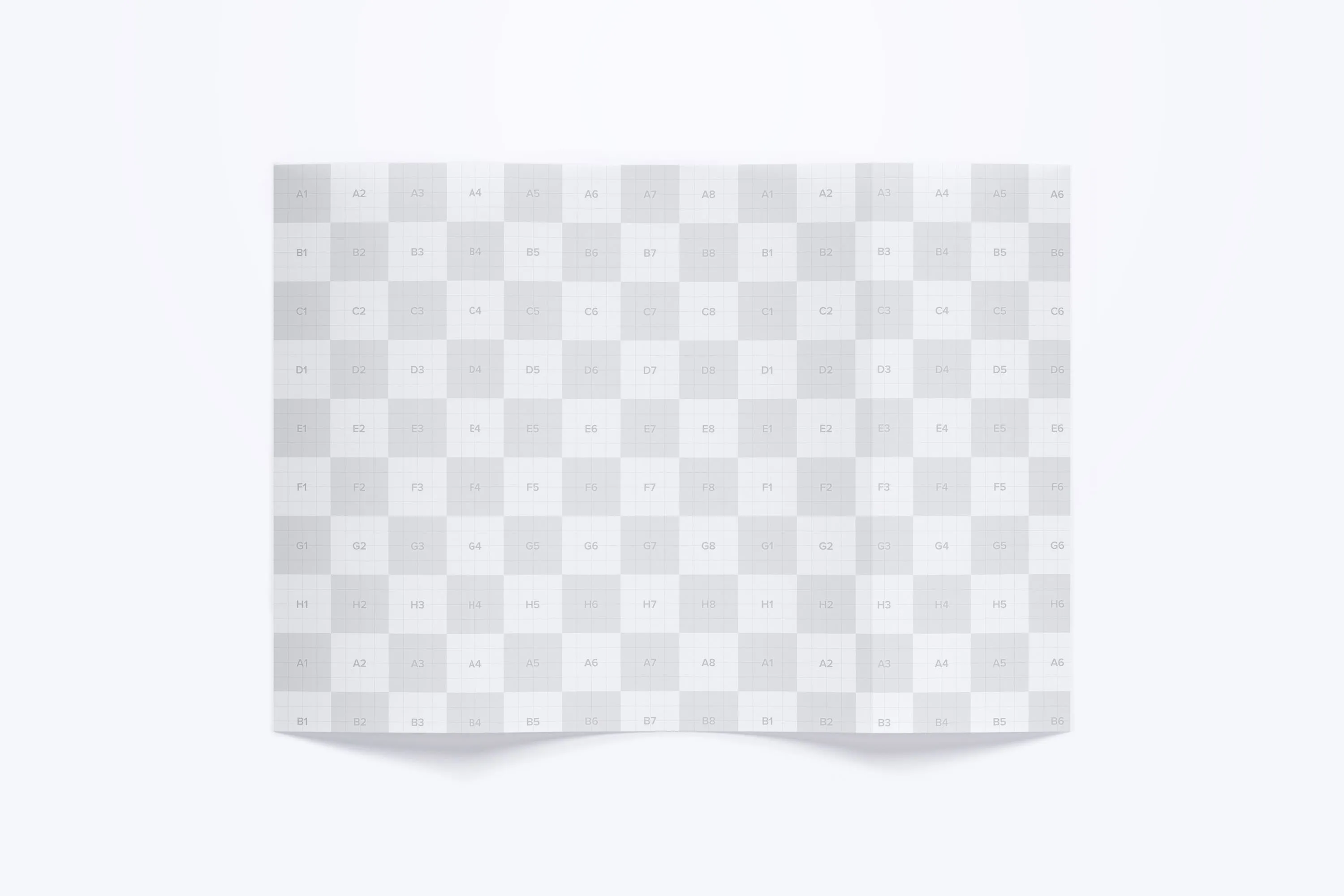 A4纸对开折页传单设计样机模板01 A4 Gate Fold Brochure Mockup 01插图(2)