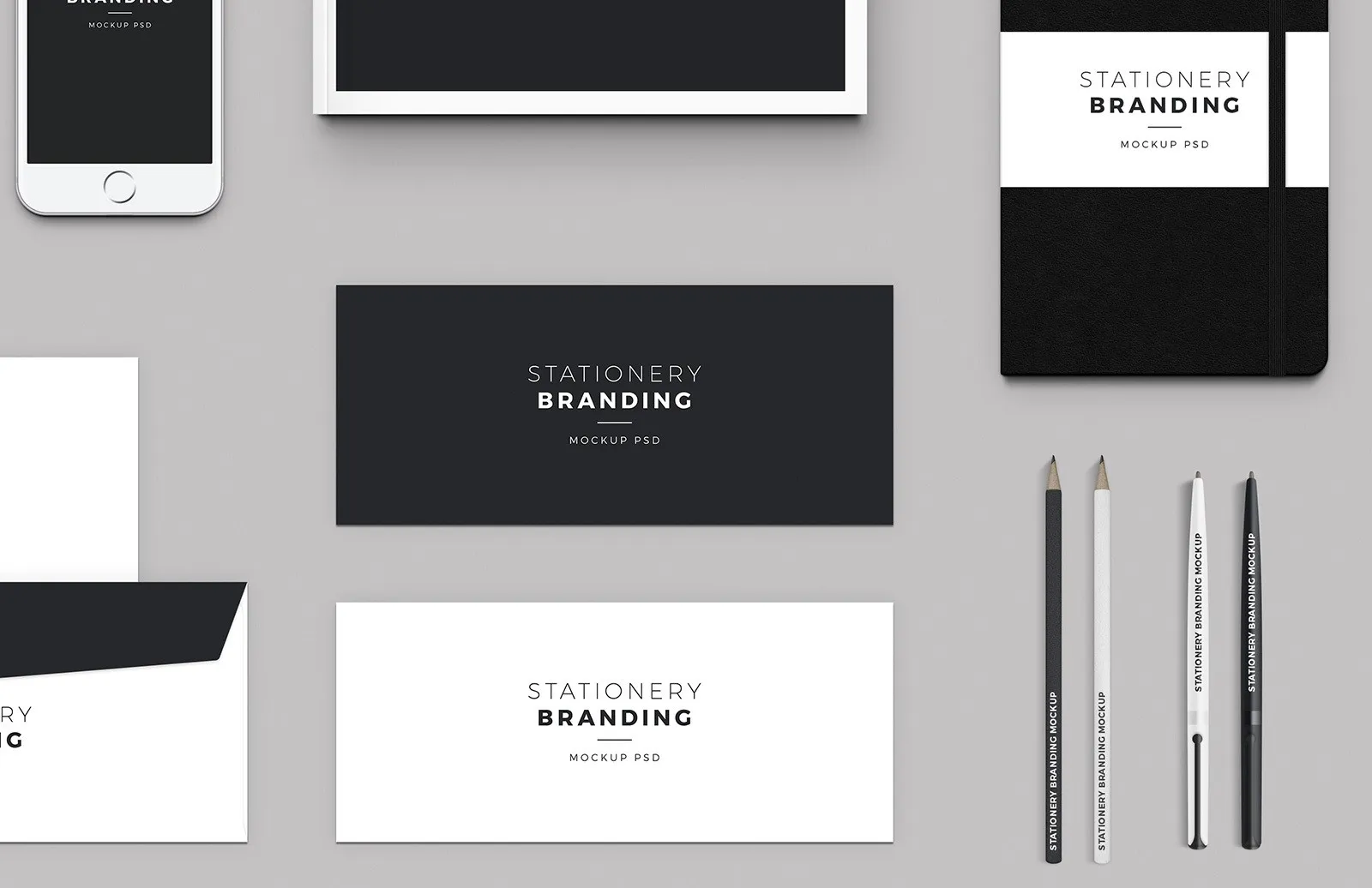 免费文具品牌样机 Free Stationery Branding Mockup Pack插图(4)