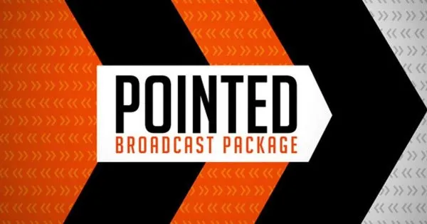 新闻时事节目视频像素设计精选AE模板 Pointed Broadcast Package