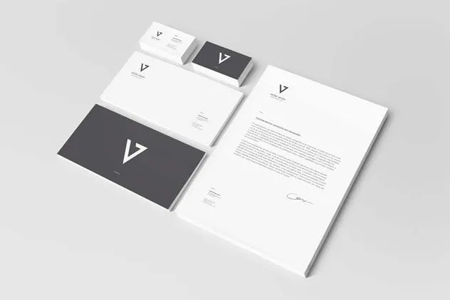 逼真品牌VI设计演示企业办公用品样机2 Branding / Identity Mock-up 2插图(4)