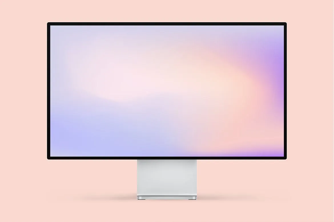 Apple Pro高清显示器样机模板 Apple Pro Display 4K Mockup插图(1)
