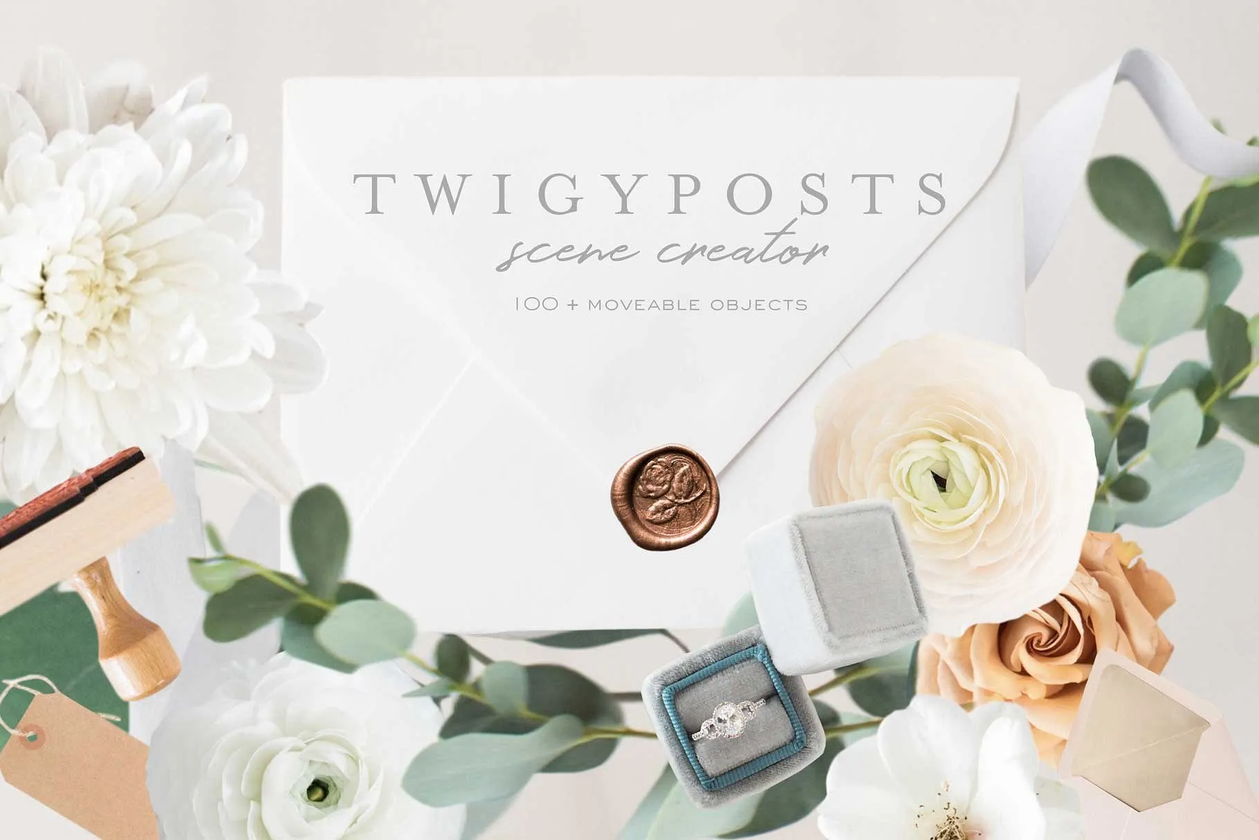 文具主题可编辑场景模板 Movable Scenes | Stationery Mockups插图(1)